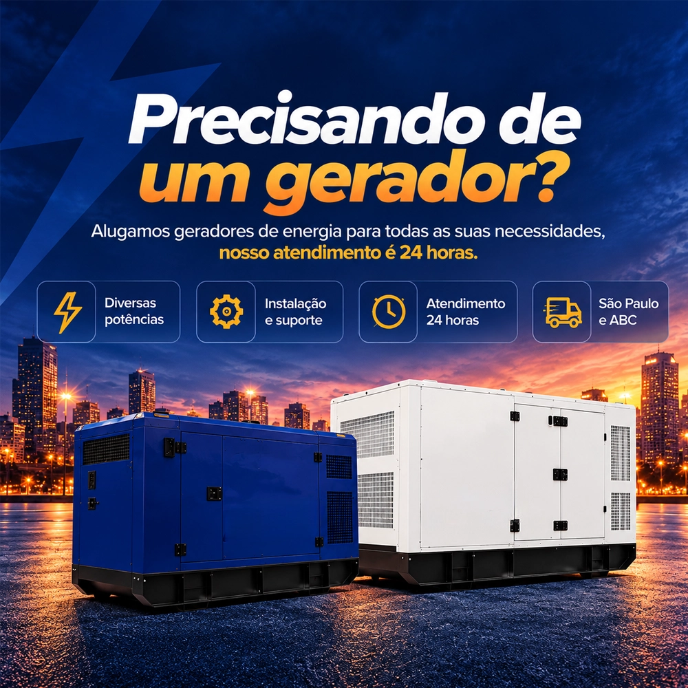 Gerador de energia em uma aplicação real da LCV Geradores